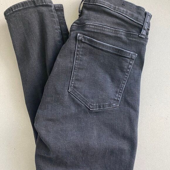 GAP Jeans Women 26Rx28 Black Denim 1969 True Skinny High-Rise Jeans - Picture 7 of 7